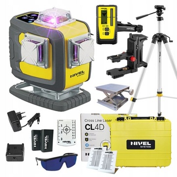 NIVEL SYSTEM CL4D-P LASER KRZYŻOWY FIOLETOWY RD800
