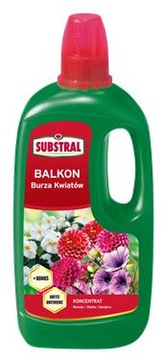 NAWÓZ + HUMUS PELARGONIA/BURZA KWIATÓW 1 L