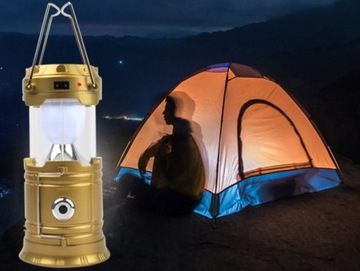 ЛАМПА СОЛНЕЧНАЯ КЕМПИНГОВАЯ ЛАМПА 230В USB ПАНЕЛЬ.