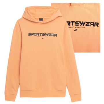 4F Bluza Męska z Kapturem Sportowa TSWSM266 L