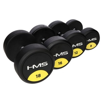 Гантель HG PRO 42,5 кг HMS с резиновым покрытием