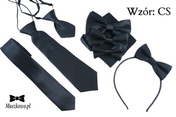 Нагрудный платок жакета из атласа, ЧЕРНЫЙ