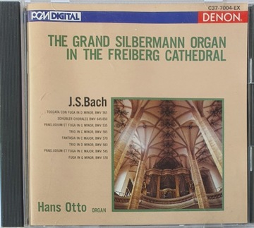 J.S. Bach Grand Silbermann Organ Denon Japan EX CD Irl