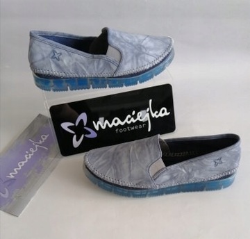 ESPADRYLE MACIEJKA 03512-06/00-0 NIEBIESKI 38