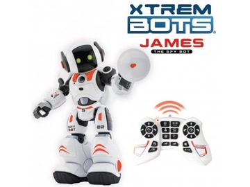 Для программирования и кодирования робота-шпиона TM Toys Robot James на пульте дистанционного управления.