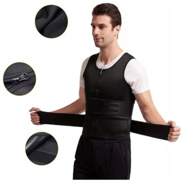 ODCHUDZAJĄCY PAS DO ĆWICZEŃ FITNESS KAMIZELKA