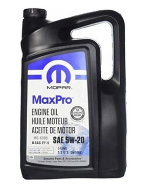 Olej MOPAR MaxPro 5w20 5L BESTOILS.PL