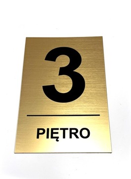 Tabliczka - Oznaczenie pięter !