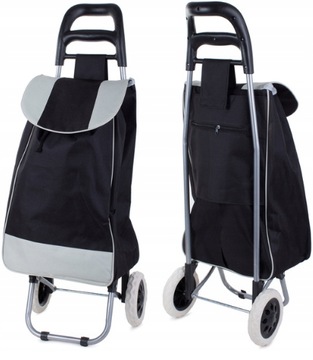 WÓZEK TORBA NA ZAKUPY NA KÓŁKACH LEKKI WODOODPORNY