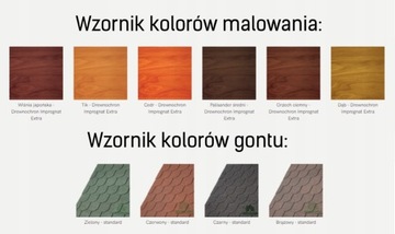 Domek na ROD Działkę 5x3m Letniskowy Ogrodowy z Drewna Domki Letniskowe
