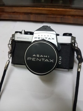 Aparat PENTAX Asahi SPOTMATIC SP + Super-Takumar 55mm