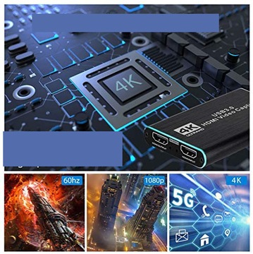 КАРТА ЗАХВАТА ВИДЕОЗАПИТАНИЯ 4K HDMI НА USB 3.0