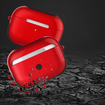 ETUI NA SŁUCHAWKI AIRPODS PRO OCHRONNE CZERWONE