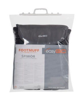 ТЕПЛЫЙ ФЛИСОВЫЙ СПАЛЬНЫЙ МЕШОК ДЛЯ КОЛЯСКИ EASYGO GREY FOX СПАЛЬНЫЙ МЕШОК