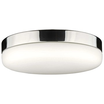 Plafon LAMPA sufitowa KASAI okrągła szklana chrom