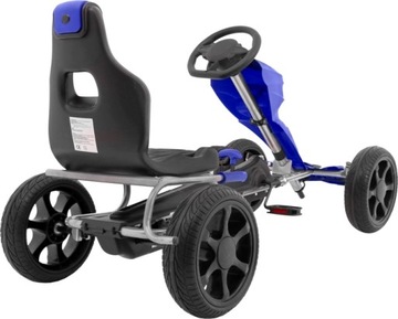 GOKART POJAZD NA PEDAŁY MIĘKKIE KOŁA HAMULEC