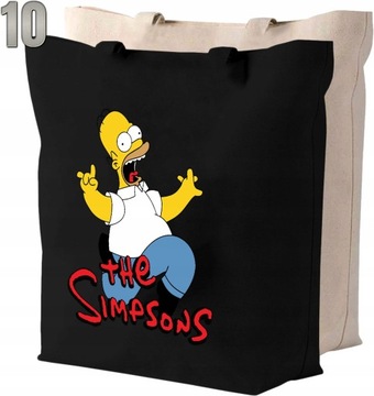 Torba bawełniana SIMPSONOWIE THE SIMPSONS + IMIĘ