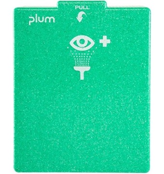 Настенный набор для промывания глаз Plum 2*500 мл, зеркало