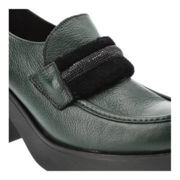 Удобные кожаные ботинки Green Lemar