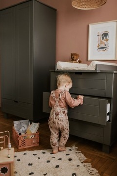 Детская мебель Комплект детской мебели Графит IWO + Матрас + Коврик