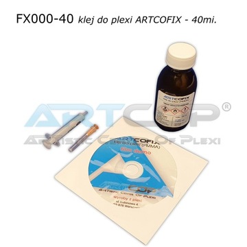 ARTCOFIX 40 мл ПРОФЕССИОНАЛЬНЫЙ клей для PLEXI PLEXI