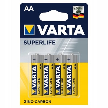 Baterie VARTA Superlife AA R6 4 szt. PALUSZKI
