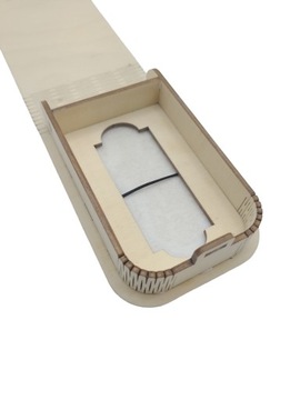 Деревянная коробочка для USB-накопителя PenDrive + гравировка