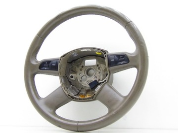 KIEROWNICA SKÓRA MULTIFUNKCJA AUDI A8 D3 JASNA