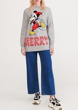 V5973 RESERVED sweter świąteczny Myszka Mickey S