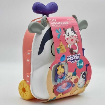 Zestaw do Piasku 3w1 Walizka Krówka Zabawka Wodna