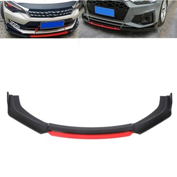 Спойлер на передний бампер высотой 170 см. Стильная, массивная накладка на бампер 74