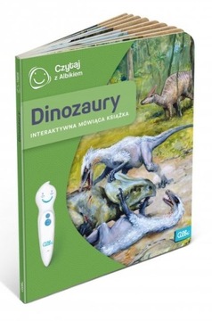 DINOZAURY CZYTAJ Z ALBIKIEM KSIĄŻKA ALBI