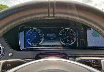 Mercedes Klasa S W222 Limuzyna wersja długa AMG S 63 AMG 585KM 2016 Mercedes-Benz Klasa S 63 AMG 4MATIC L Salon Polska Niski przebieg Desig, zdjęcie 9