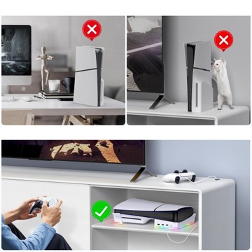 ГОРИЗОНТАЛЬНАЯ ПОДСТАВКА+4 USB PLAYSTATION 5 SLIM 2023 ГОРИЗОНТАЛЬНАЯ ПОДСТАВКА ДЛЯ PS5 Slim