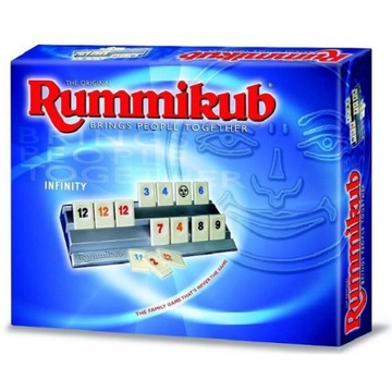 GRA RUMMIKUB INFINITY RODZINNA GRA LICZBOWA gra dla całej rodziny