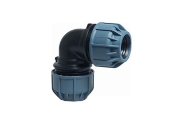 Kolano do rur PE 25x25 mm 90° PN10