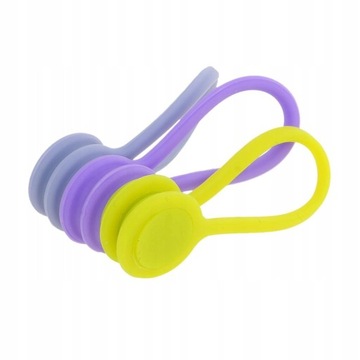 3 szt. Silikonowe opaski kablowe ic Twist