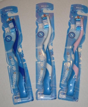 NAPOLI - 3 SZCZOTECZKI DO ZĘBÓW - Z WŁOCH