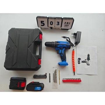 WKRĘTARKA ELEKTRYCZNA UDAROWY WIERTARKA BEZSZCZOTKOWY +21V BATERIE LITOWE