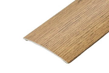 Profil progowy klejony aluminium 100cm DĄB NATURALNY listwa dylatacyjna 8cm