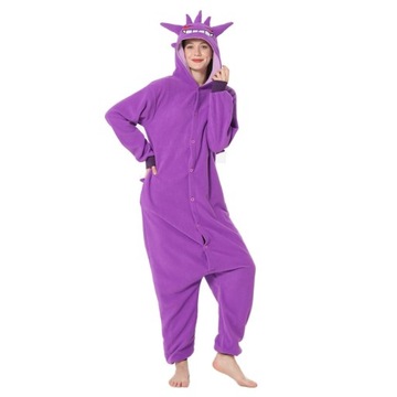 Цельная пижама кигуруми Gengar Pokemon