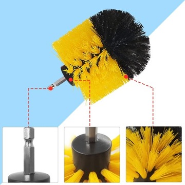 ZESTAW DETAILINGOWY DO CZYSZCZENIA AUTA PĘDZLE RĘKAWICA RĘCZNIK SZCZOTKI