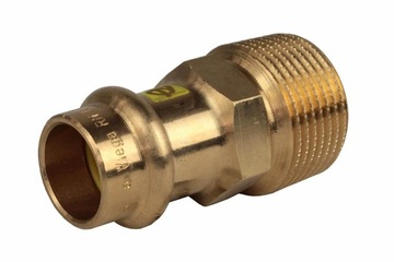 NYPEL MIEDZIANY GAZ 3/4 x 15 ZACISKOWY GZ VIEGA