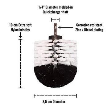 Качественная дрель-кисть, очень мягкая.