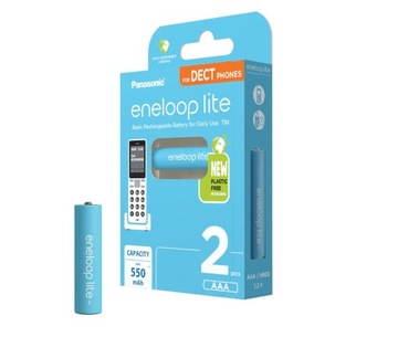 Аккумулятор Eneloop R03 550 мАч 2 шт.