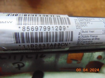 BMW X6 E71 E72 KURTYNA POWIETRZNA BOCZNA PRAWA LEWA 6979911 6979912