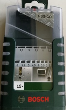 Bosch Etui pudełko na wiertła 1-10 mm 19szt