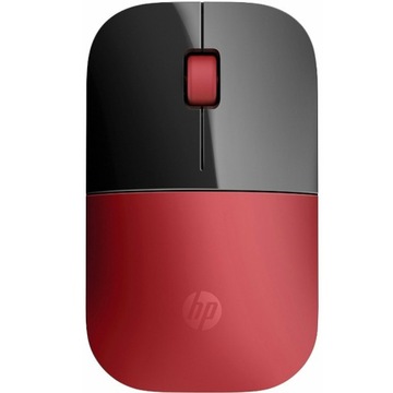 Myszka bezprzewodowa HP Z3700 czerwona żywotność baterii 16 do msc smukła