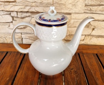 Dzbanek stary porcelanowy dzban imbryk Echt Kobalt