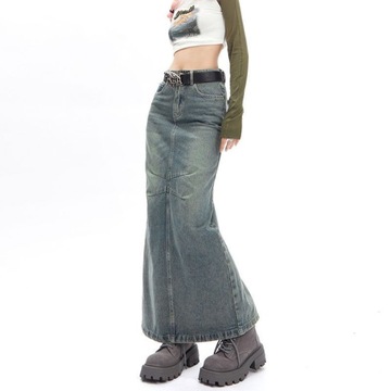 Юбка-карандаш миди, размер XL.